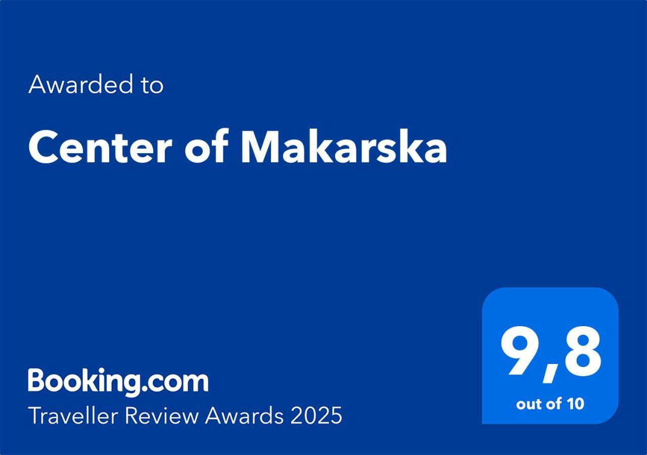 Center Of Makarska Apartment Bagian luar foto